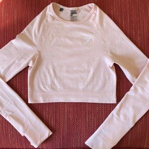 Gymshark long sleeve crop top